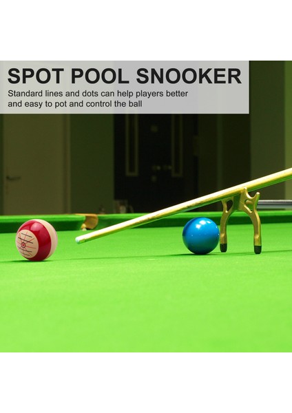 Adet 57MM Dayanıklı Beyaz Kırmızı Reçine Bilardo Nokta Havuz Snooker Uygulama Eğitim Isteka Topları Spor Yeni Başlayanlar Için (Yurt Dışından) modelleri