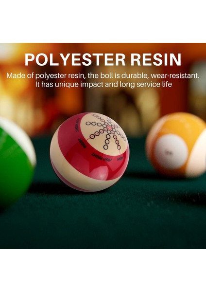 Adet 57MM Dayanıklı Beyaz Kırmızı Reçine Bilardo Nokta Havuz Snooker Uygulama Eğitim Isteka Topları Spor Yeni Başlayanlar Için (Yurt Dışından) indirimleri