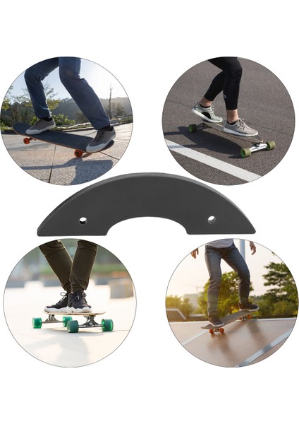 2 Adet Kaykay Işaretçisi Kaykay Güverte Muhafızları Kafa Koruyucusu Evrensel Tahta Longboard Koruma Levhası (Yurt Dışından)