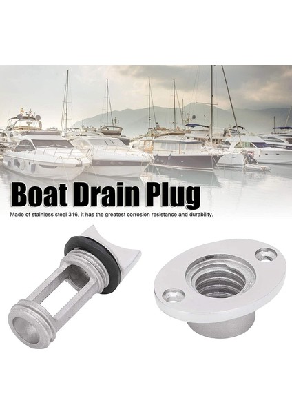 Tekne Tahliye Tapası Yedek Paslanmaz Çelik Deniz Yat Durdurma Su Tapası Su Durdurma (Yurt Dışından) modelleri