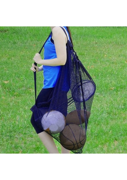 1 Adet Büyük Kapasiteli Açık Spor Çantası Havuz Depolama File Çanta Futbol Basketbol Potası Ağı Oyuncaklar Yüzen Topları Plaj Için Sıcak (Yurt Dışından) fırsatları