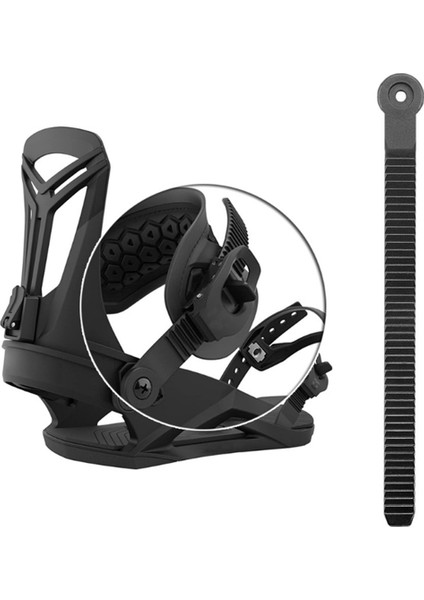 4 Adet Snowboard Bilek Merdiveni Kayışı Vidalı Kayak Botu Buz Pateni Bağlama Kayışı (Yurt Dışından) modelleri