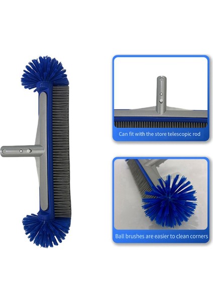 Yüzme Havuzu Fırça Başlığı Alüminyum Saplı Havuz Fırçası Yarım Küre Alüminyum Sırtlı Yüzme Havuzu Fırçası (Yurt Dışından) indirimleri