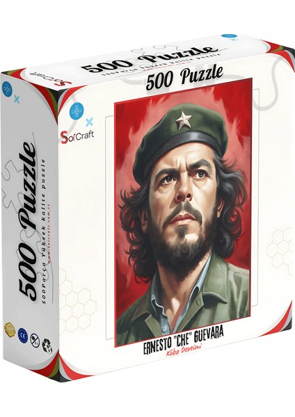 500 Parça Puzzle Ernesto Che Guevara Askeri Figür
