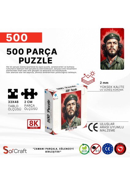 500 Parça Puzzle Ernesto Che Guevara Askeri Figür indirimleri