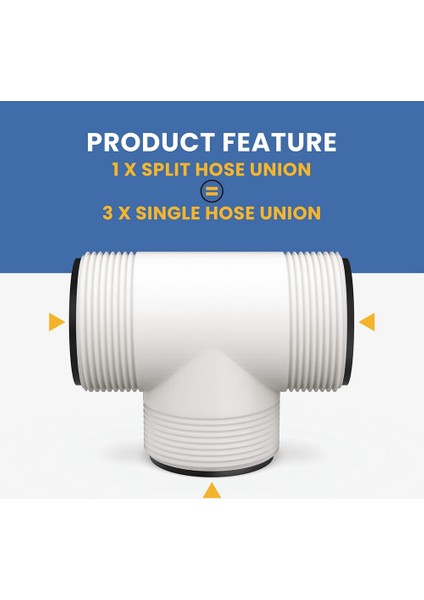 Intex ve Coleman Havuz Bölünmüş Hortum T Bağlantısı Için Hortum Adaptörünün Değiştirilmesi, 3 L Halka Konnektörlü, Bağlantılar (Yurt Dışından) modelleri