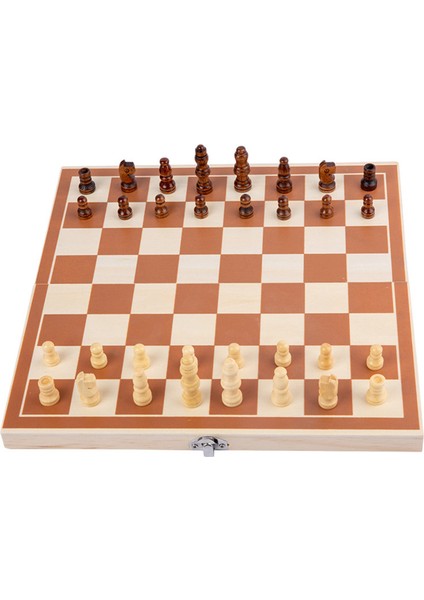 Ahşap Katlanır Uluslararası Satranç Seti Katlanır Satranç Tahtası Seti Taşınabilir Klasik Standart Tahta Oyunu Çocuklar Için Yetişkin (Yurt Dışından)