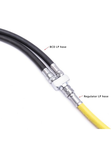 Bcd3 Yollu Tee Konnektörüne Bağlı Dalış Regülatörü 1x9/16-18 2A Unf - 2x3/8-24 Unf (Yurt Dışından) fırsatları