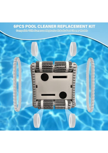 Maytronics Dolphin Nautilus cc Plus Robotik Havuz Robotu 9985006-R2 Pist ve Tırmanma Halkaları 6101611-R4 Parçaları Değiştirin (Yurt Dışından) fiyatları