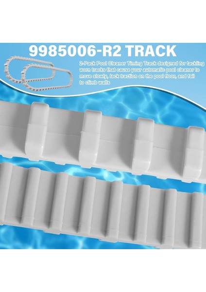 Maytronics Dolphin Nautilus cc Plus Robotik Havuz Robotu 9985006-R2 Pist ve Tırmanma Halkaları 6101611-R4 Parçaları Değiştirin (Yurt Dışından) fırsatları