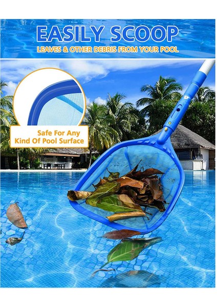 Havuz Skimmer Ağı, 1-1 / 4 Inç Kutup Için, Havuz Temizleme, Spalar, Göletler ve Çocuklar Için Şişme Havuz B (Yurt Dışından) modelleri