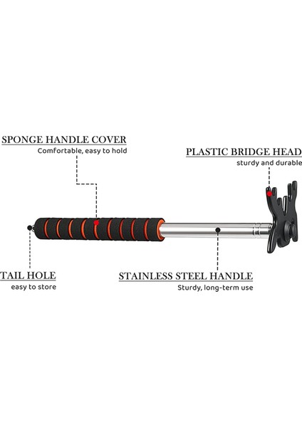 Köprü Başlığı ile Geri Çekilebilir Bilardo Isteka Çubuğu Köprüsü, Bilardo Masası Için Bilardo Bilardo Isteka Aksesuarı, Köprü Başlığı, Siyah (Yurt Dışından) indirimleri