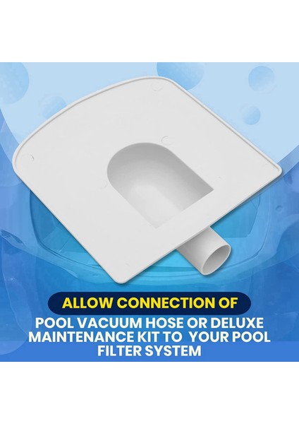 Summer Waves Vakum Plakası Adaptörü Için, Polygroup Skimmer Filtre Pompa Sistemlerine Uygun, 2'li Paket (Yurt Dışından) modelleri