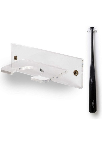 2 Paket Beyzbol Sopası Tutucu Dikey Ekran Akrilik Yarasa Askısı Duvara Monte T Beyzbol Veya Softbol Sopası Yarasa Rafı (Yurt Dışından) fiyatları