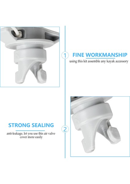 2 Adet 8 Delik Şişme Bot Hava Vana Kapağı Şişme Hava Vana Kapağı Tekne Kayık Aksesuarları (Yurt Dışından) fiyatları