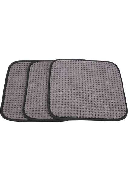 (3'lü Paket) Mikrofiber Yer Topu Havlu - 8 Inç x 8 Inç Kolay Tutulan Noktalı Üstün Kaliteli Yer Topu Shammy Pedi (Yurt Dışından) fiyatları