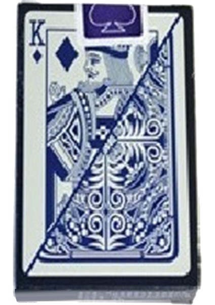 Poker Kartları Su Geçirmez Texas Hold'em Oyun Kartları Black Jack Plastik Oyun Kartı Poker Oyunu Masa Oyunu Kartı-Mavi (Yurt Dışından)