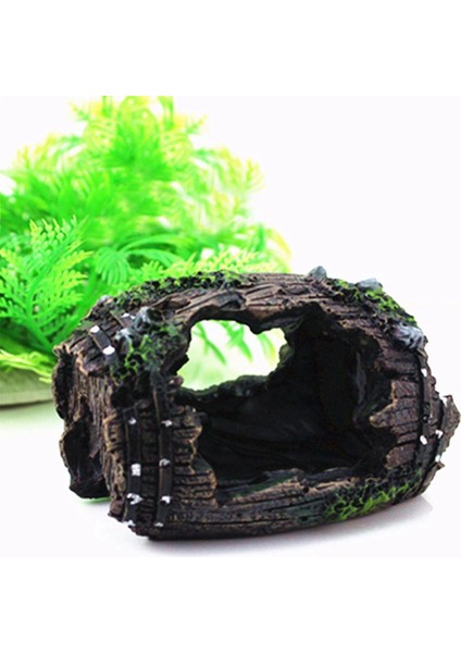 Kahverengi Akvaryum Yapay Fıçı Mağara Reçine Süsleri Peyzaj Aksesuarları Balık Tankı Akvaryum Dekor Arka Planı (Yurt Dışından) modelleri