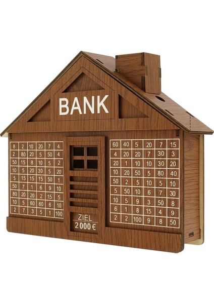 Yetişkin Çocuklar Için Ahşap Kuma, Sayaçlı Kuma, Para Biriktirme Kutusu, Tekrar Kullanılabilir Kuma (Yurt Dışından)