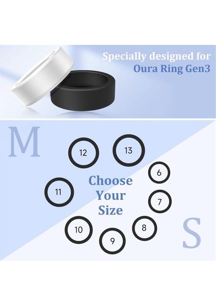 Oura Yüzük Koruyucu Için Yüzük Kılıfı, Oura Yüzük Gen 3 Çalışma M Için Silikon Elastik Kılıf (Yurt Dışından) fiyatları