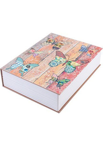 Mini Sözlük Kasa Saklama Kutusu Kelebek Kitap Gizli Güvenlik Mücevherat Anahtar Değerli Eşyalar Için Güvenli Kilit (Yurt Dışından)