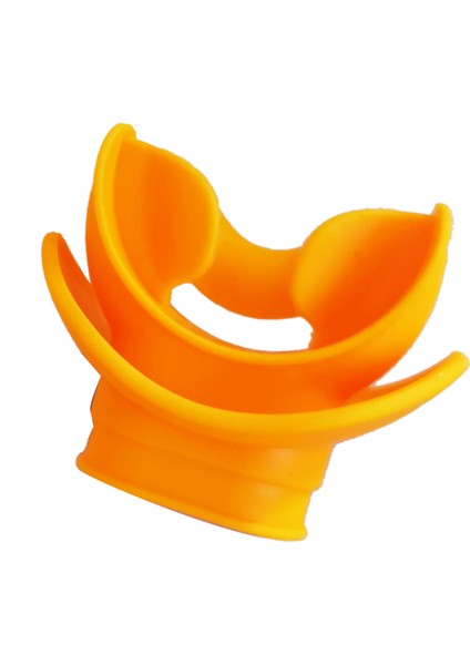 Kalıplanabilir Silikon Dalış Bite Ağızlık Regülatörü Scuba Bite Dalış Ekipmanları Su Şnorkel Vana Solunum Turuncu (Yurt Dışından)