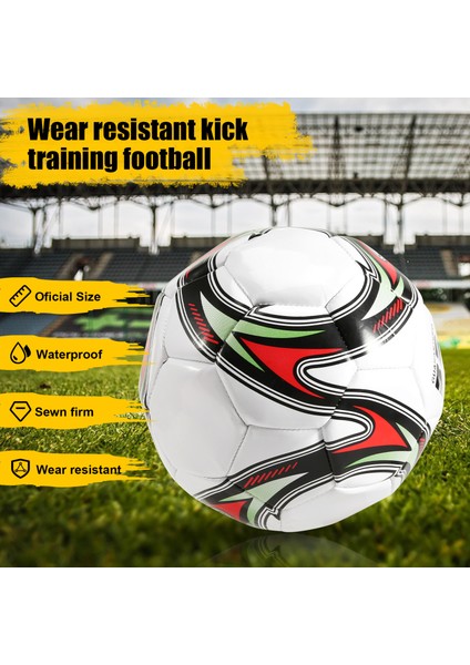 Profesyonel Futbol Topu Boyutu 5 Resmi Futbol Eğitimi Futbol Topu Yarışması Açık Futbol Beyaz (Yurt Dışından) fırsatları