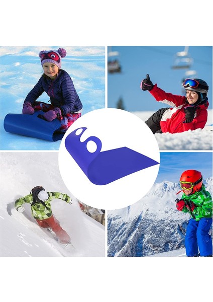 Çocuklar ve Yetişkinler Için Kar Kızakları, Uçan Halı Hafif Rulo Kar Kızak Taşınabilir Rulo Kar Kaydırağı, Mavi (Yurt Dışından) fiyatları