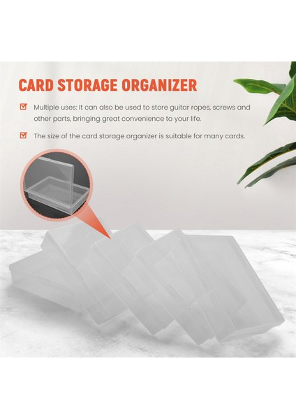 10 Adet Oyun Kartı Kutusu Ticaret Kartı Kutusu Kart Depolama Organizatör Şeffaf Kart Kutusu Plastik Saklama Kutusu Oyun Kartları Için (Yurt Dışından) indirimleri