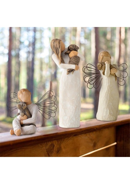 Melek Heykeli, Dostluk Duası Melek Heykeli, Köpek Kedi Anma Evcil Hayvan Kaybı Hediyesi Yaslı Evcil Hayvan Sahibi Için Anma Hediyeleri El Sanatları (Yurt Dışından) fiyatları