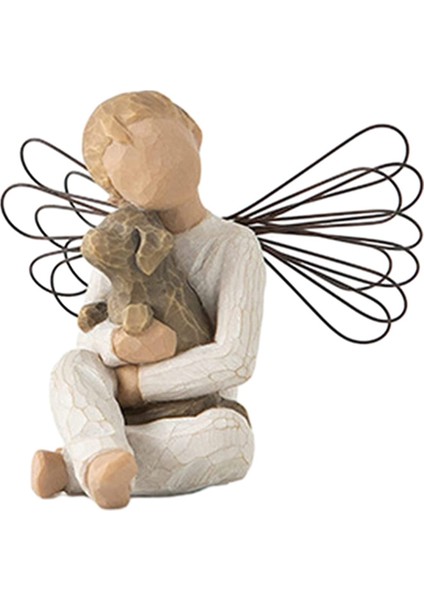 Melek Heykeli, Dostluk Duası Melek Heykeli, Köpek Kedi Anma Evcil Hayvan Kaybı Hediyesi Yaslı Evcil Hayvan Sahibi Için Anma Hediyeleri El Sanatları (Yurt Dışından) indirimleri