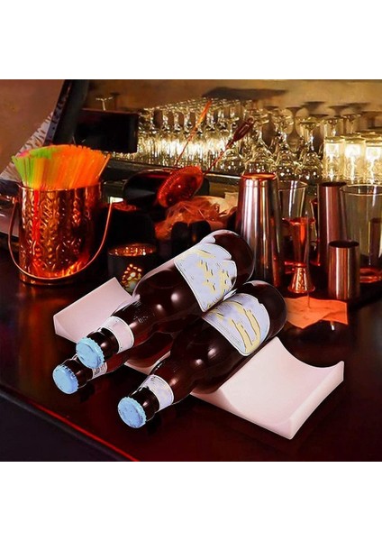 Şarap Şişesi Tutucu, Istife Edilebilir Şarap Rafı Dolabı, Buzdolabı Şarap Şişesi Depolama, Şarap, Içecek, Ev Düzenleyicisi (Yurt Dışından) indirimleri