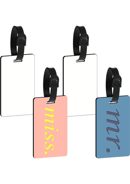 10 Adet Süblimasyon Boş Bagaj Etiketleri Boş Seyahat Çantası Bagaj Etiketleri Kayışlı Çift Taraflı Mdf Bavul Etiketi Etiketi (Yurt Dışından) modelleri