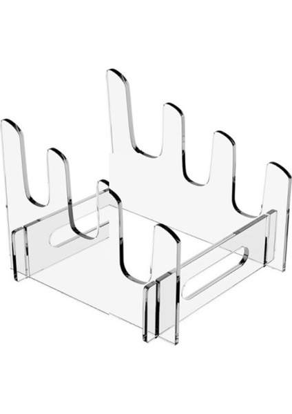 Bulaşık Kurutma Rafı, Arcylic Bulaşık Süzgeci, Büyük Kapasiteli Depolama Alanı Tasarrufu, Tek Katlı Bulaşıklık, 3 Izgara (Yurt Dışından)