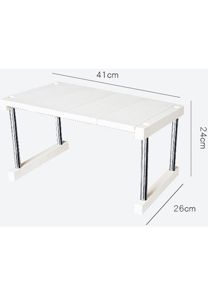 Mutfak Dolabı Tezgah Raf Organizatör Genişletilebilir Istiflenebilir Baharat Rafı Bulaşık Sosu Siyah (Yurt Dışından) fiyatları