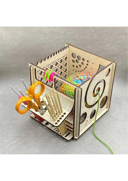Hepsi Bir Arada Ahşap Iplik Kasesi, 2024 Çok Işlevli Örgü Aleti, Ahşap Iplik Kasesi, Örgü Için Iplik Kasesi (Yurt Dışından) fırsatları