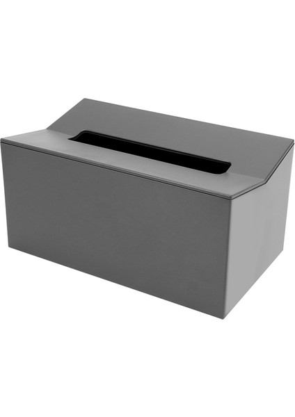 Mutfak Doku Kutusu Kapağı Peçete Tutucu Kağıt Havlu Kutusu Peçeteler Doku Dispenseri Duvara Monte Konteyner Mendil Gri (Yurt Dışından)