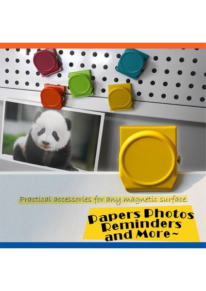 Mıknatıslı Klipsler 9 Paket Sınıf Beyaz Tahta Buzdolabı Buzdolabı Için Manyetik Klipsler, Çeşitli Renkler (Yurt Dışından) indirimleri