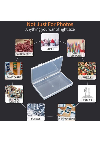 Fotoğraf Saklama Kutusu 4x6 Inç, 18 Iç Fotoğraf Kutusu Büyük Fotoğraf Organizatör Asitsiz Fotoğraf Kutusu Depolama Fotoğraf Kaleci Fotoğraf Kutusu (Yurt Dışından) fırsatları