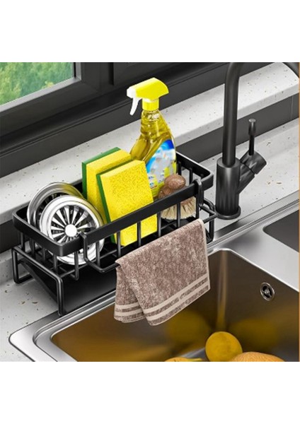 Mutfak Lavabo Rafı, Mutfak Lavabo Düzenleyici Için Süngerlik, Sünger Düzenleyici, Banyo Için Bulaşık Süngeri Tutucu Gri (Yurt Dışından) fiyatları