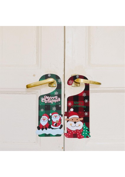 6 Adet Hediye Kancaları Noel Kapı Askısı Dekoru Parti Malzemeleri Noel Kapı Askısı Süsü Noel Partisi Ikramları Noel Dekorasyonu (Yurt Dışından) modelleri