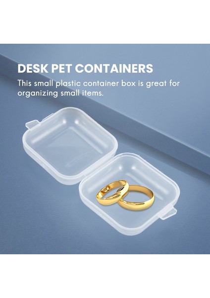 50 Paket Küçük Şeffaf Plastik Saklama Kapları, Karışık Boş Mini, Küçük Eşyalar ve Diğer El Sanatları Projeleri Için Kapaklı Kasa (Yurt Dışından) modelleri
