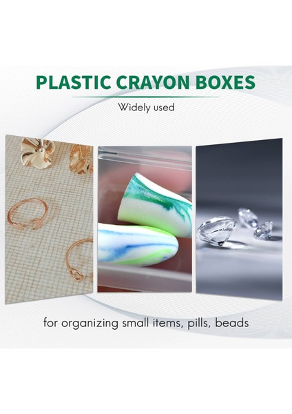 50 Paket Küçük Şeffaf Plastik Saklama Kapları, Karışık Boş Mini, Küçük Eşyalar ve Diğer El Sanatları Projeleri Için Kapaklı Kasa (Yurt Dışından) fırsatları