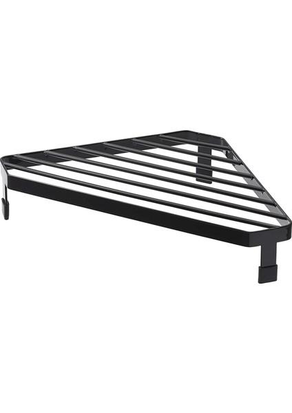 Lavabo Bulaşık Süzgeci Kaplamalı Çelik Mutfak Sünger Tutucu Alet Köşe Lavabo Sünger Süzgeci Siyah (Yurt Dışından)