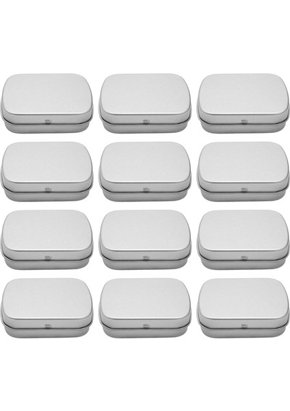 Metal Konteynerler-12 Paket Metal Teneke Kutu Mini Taşınabilir Kutu Konteynerler Çizim Pimi, Boncuk Küpe Takı Depolama (Yurt Dışından) fiyatları