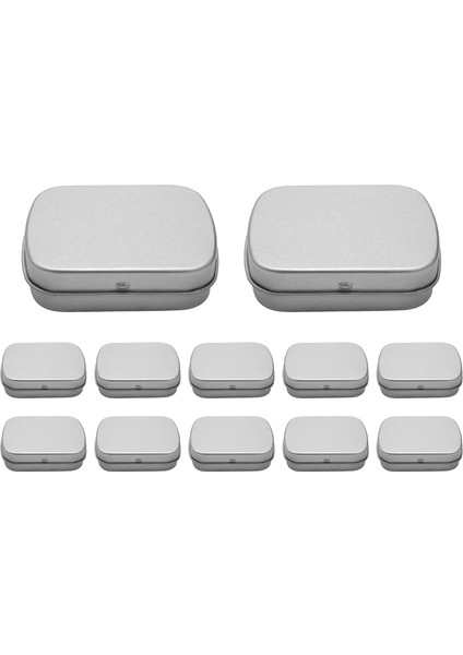 Metal Konteynerler-12 Paket Metal Teneke Kutu Mini Taşınabilir Kutu Konteynerler Çizim Pimi, Boncuk Küpe Takı Depolama (Yurt Dışından) fırsatları