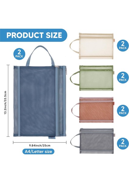 10'lu Paket File Fermuarlı Poşetler, Masa Üstü Oyunları ve Bulmaca Depolama Için Çift Duvarlı Naylon File Poşetler (Yurt Dışından) modelleri