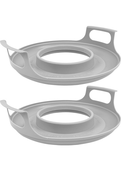 2 Paket Mikrodalga Kase Tutucu Saplı - Mikrodalga Soğutma Plakası, Mikrodalga Kase Tutucu Mikrodalga Tepsi (Yurt Dışından)