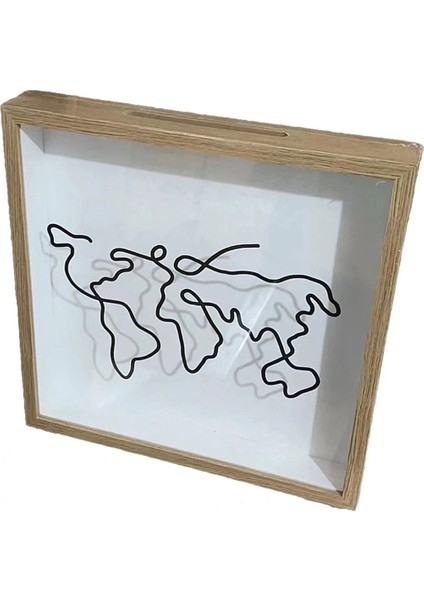 1 Adet Macera Arşiv Kutusu, Seyahat Gölge Kutusu, Yuvalı Bilet Gölge Kutusu, Hatıra Eşyaları Için Anı Kutuları (Yurt Dışından)