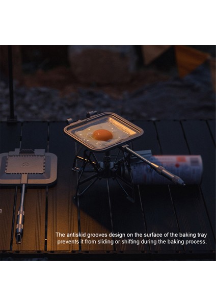 Açık Hava Sandviç Pişirme Tepsisi Çift Taraflı Sandviç Pişirme Makinesi Çok Işlevli Kamp Piknik Kahvaltı Kelepçe Tepsisi (Yurt Dışından) modelleri